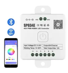 Sp634e 4CH PWM RGBW LED Controller Smartphone APP Steuerung für RGBW LED Streifen