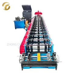 Automatische Metallfarbstahl-Dachfirstabdeckungs-Rollformmaschine