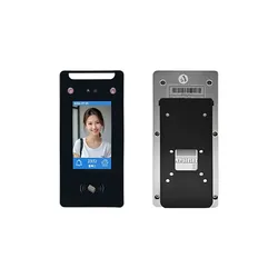 Kt56 Fingerabdruck-Passwortkarte Miniprogramm Fern-/USB-Notruf wasserdicht Gesichtszugangskontrolle 4.3-Inch ID-Karten-Zugangskontrolle