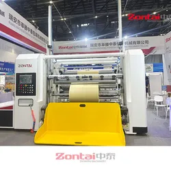 Paperschneidemaschine Papierrollen-Schneider-Wickelmaschine Papierverarbeitungsmaschine Papierschneider-Maschine Doppelbodenrollen Papierwickelmaschine