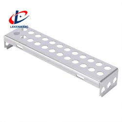 Suporte para Tubos de Ensaio Personalizado Alta Precisão Metal Folha Aço Inoxidável Alumínio Dobragem