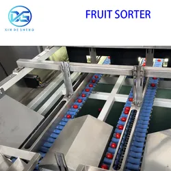 4 Kanäle Hochleistungs-Obstsortiermaschine mit Touchscreen-PLC-Steuerung