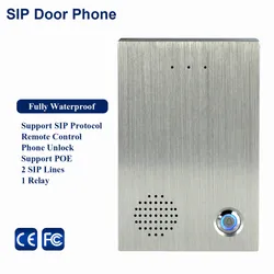 RFID Türzugangskontrolle Audio Türtelefon mit TCP IP Gegensprechanlage