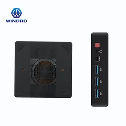 Atacado Melhor AMD R5 R7 R9 Mini PC Computador N100 N95 Windows Intel Mini PC Sem Ventoinha com 16GB RAM 1tb SSD, WiFi 6 Computador de Escritório