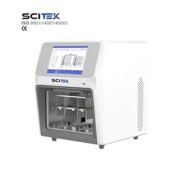 Sistema Automatizado de Extração de Ácidos Nucleicos SCITEK Lab 1-32 amostras tela sensível ao toque capacitiva