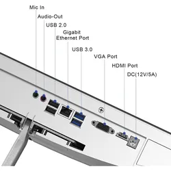 27-Inch 16: 9 Randloser Desktop Computer1920*1080 I3I5I7 Alles-in-Einem Computer
