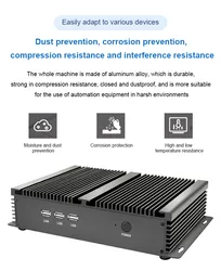 Lüfterloser Industrie-Mini-PC Box-PC Mini-Computer Mini-PC