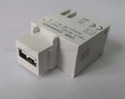 Carregador de Energia USB Modular Inseridor Keystone