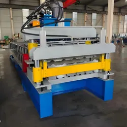 Doppelsteg-Farbstahl-Rollformmaschine