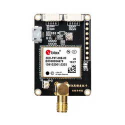 Zed-F9p/F9t Placa de Módulo Rtk Gnss Alta Precisão Módulo de Sincronização de Tempo para Desenvolvimento de Drones USB