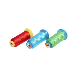 Fio de poliéster para costura de roupas, máquina de costura com torção estável