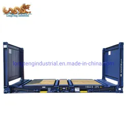 40FT Flachgestellcontainer mit faltbaren Pfosten