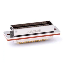 À prova de poeira J14A Conector Elétrico Retangular Pequeno 101-Pin para Máquinas-Ferramenta CNC