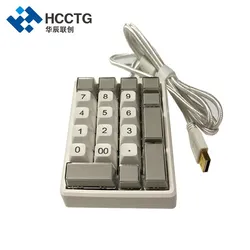 USB 21 Tasten programmierbare Pin-Tastatur mit elektrostatischem Kapazitätstastenschalter (KB21U)