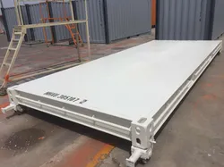 Rahmen Versandcontainer Flachregal Plattform