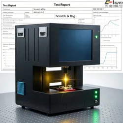 Máquina de Inspección de Defectos Ópticos por IA para Pruebas de Arañazos y Picaduras en Lentes Planas, Esféricas y Asféricas