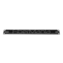 1U 19 Zoll Rack Mount Bürstenpanel Server Rack Kabelmanagementpanel Netzwerk Schrank Kabeleingang Staubdicht Bürstenstreifen Kabeldurchführung Luftstromdichtungsplatte Rack