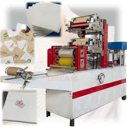 Hochwertige Servietten-Prägemaschine Automatische Papier-Prägemaschine Tissue-Druckmaschine für die Fabrik
