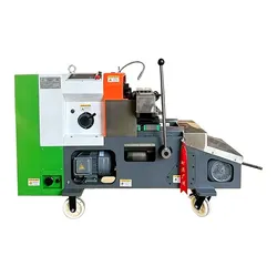 Máquina Automática de Rosqueamento de Tubos com Reconhecimento do Diâmetro de Tubos de Aço