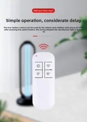Interruptor de Controle Remoto Sem Fio de Rede RF para Casa Inteligente