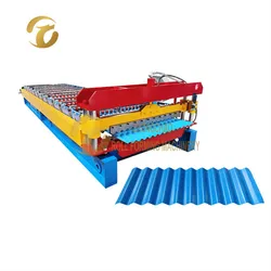 Wellblech-Farbstahlverkleidungspaneel-Rollformmaschine