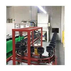 Linha de Revestimento em Pó de Alumínio para Utensílios de Cozinha Linha de Máquinas de Revestimento Linha de Pulverização Automática de Tinta