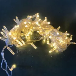 Luz de cordão de bulbo de arroz decorativa à prova d'água