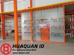Equipamento de Revestimento em Pó de Mudança Rápida de Cor para Peças Metálicas Industriais Sistema de Linha de Revestimento em Pó Automático