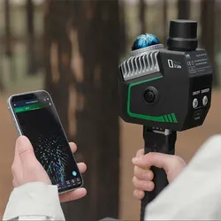 Scanner Slam Portátil Leve Greenvalley Ligrip O2 Equipamento de Pesquisa de Mapeamento a Laser Módulo Rtk Scanner Lidar Slam 3D