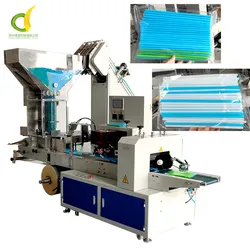 Máquina de Embalagem de Canudos Múltiplos, Linha de Embalagem de Canudos Individuais e Múltiplos