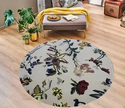 Tapete Redondo Moderno para Piso, Tapete para Casa
