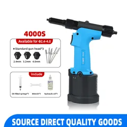 Rl-4000s Ferramenta de Rebitagem Hidráulica Pneumática Pistola de Rebites Pneumática Máquina de Rebitagem Automática