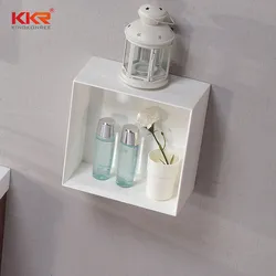 Solid Surface Badezimmer-Eckregal