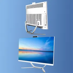23.8-Inch ขาวไม่มีกรอบ J1900 คอมพิวเตอร์เดสก์ท็อปแบบออล-อิน-วัน