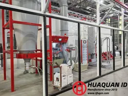 Dây chuyền phun sơn tĩnh điện tự động thay đổi màu nhanh cho bề mặt kim loại thép