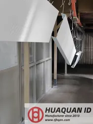 Système de ligne de revêtement en poudre automatique certifié CE pour coque métallique à grande échelle