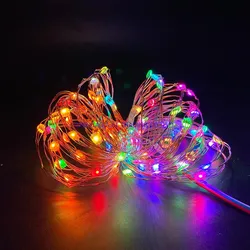 Fitas de Luzes de Controle Remoto Coloridas para Festas