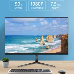 24 คอมพิวเตอร์ตั้งโต๊ะ IPS LED แอนดรอยด์ I3 I5 I7 คอมพิวเตอร์แบบออลอินวันพร้อมกล้อง