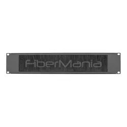 1U 19 Zoll Rack Mount Bürstenpanel Server Rack Kabelmanagementpanel Netzwerk Schrank Kabeleingang Staubdicht Bürstenstreifen Kabeldurchführung Luftstromdichtungsplatte Rack