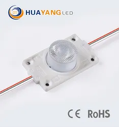 DC12V 2watt 2835 4LED Modul Putih / Putih Hangat / Merah / Kuning Modul LED dengan 170degree Modul Lensa