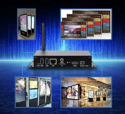 HD-Werbung Streaming-Medien-Player Android Netzwerk Split-Screen Fernbedienung Anzeige Multimedia-Informationsveröffentlichungsbox