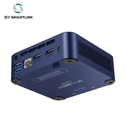 Mini PC de Tamanho Pequeno CPU Intel Série N Múltiplas Interfaces USB RJ45 Computador Mini para Escritório Recepção de Hotel