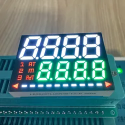 Dual-Line 4+4 Ziffern angepasst LED-Anzeige 7 Segment für Instrumententafel