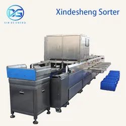 4 Kanäle Hochleistungs-Obstsortiermaschine mit Touchscreen-PLC-Steuerung