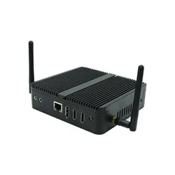 Mini PC Industrial Intel Core N100 Processador Quad Core DDR4 8USB Computador Industrial Embutido Sem Ventoinha Suporta Linux Windows 10