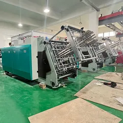 Máquina de Fazer Caixas de Hambúrguer em Alta Velocidade e Máquina de Embalagem de Caixas de Papel