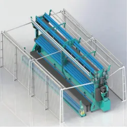 Hochleistungs-Raschel-Warpe-Strickmaschine für die Textilproduktion