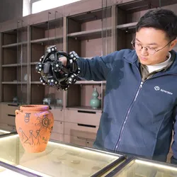 Sistem Pemindaian Laser Cerdas dan Nirkabel Pemrosesan Titik Awan Pemindaian Cepat Scanology 3D