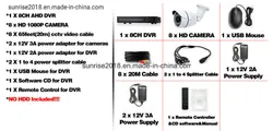 Sistema completo di telecamere di sicurezza impermeabili per la casa CCTV