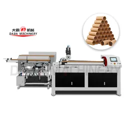 Máquina de Corte de Tubos de Papel CNC com Carregamento e Descarregamento Automático